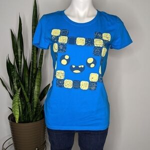 ✨3/$15  Loot Crate Adventure Time blue t-shirt M
